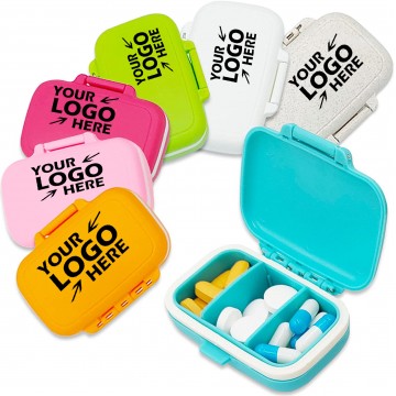 3 Removable Compartments Travel Pill Box 